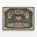 Vintage Poster van de Orde der Spoorwegbegeleiders 1868 — ingelijst kunstwerk aan de muur