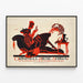 Vintage poster Originell Diese Ahiga door Klinger 1922 — ingelijst kunstwerk aan de muur