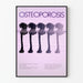 Poster Verloop Botkanker Osteoporose Vintage 1984