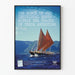 Poster Pacifique : Traditioneel Zeilboot en Erfgoed van Voorouders