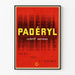 Vintage Reclameposter Padéryl Nerveuze Kalmerende Poster