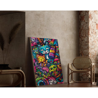 Pop Art Affiche - Feline Jungle