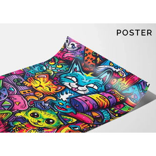 Pop Art Affiche - Feline Jungle