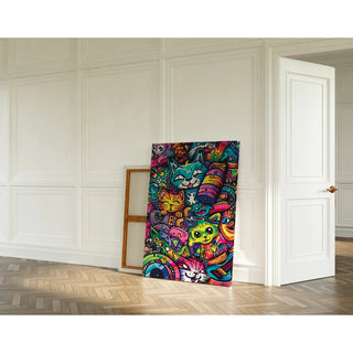 Pop Art Affiche - Feline Jungle