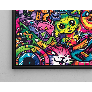 Pop Art Affiche - Feline Jungle