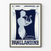 Vintage poster Panglandine Harmonie Physique in blauw