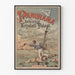Vintage poster Panorama Leipzig Krystall-Palast stoomboot