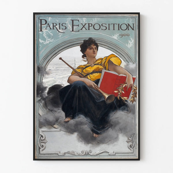 Vintage Poster Parijs Tentoonstelling 1900