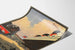 Vintage poster van de trans-Atlantische reis Parijs-Havre-New York