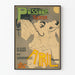 Vintage Poster Passage Theater - Sensationeel Programma van April