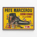 Vintage poster Pâte Marcerou Crème-Cirage à la Cire — ingelijst kunstwerk aan de muur