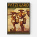 Vintage poster Patzcuaro – Nachtreis vanaf Mexico-Stad