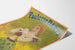 Vintage poster van Paulette Darty in historische kostuum