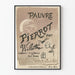 Vintage poster Pauvre Pierrot door Willette