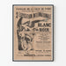 Vintage poster van de internationale tentoonstelling van wit en zwart in Parijs 1888