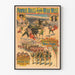 Vintage Poster Pawnee Bill’s Historic Wild West - Bullfighting Spectacle