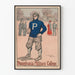 Vintage Pennsylvania Military College Voetbal Poster 1902