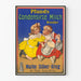 Vintage poster van Pfunds gecondenseerde melk met kinderen