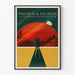 Decorative poster Phobos & Deimos - Futuristic journey around the moons of Mars