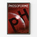 Vintage poster Le Phosoforme bloedzuur-base evenwicht