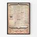 Vintage poster van Pianola concerten en evenementen