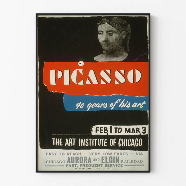 Vintage Picasso Poster 40 Jaar Kunst - Artistieke Muurdecoratie