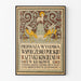 Ancient Polish religious art exhibition decorative poster