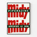 Vintage Poster Midy Pipérazine Specificeer de Naam