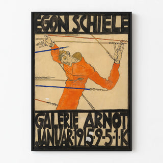 plakat-der-schiele-ausstellung-in-der-galerie-arnot