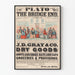 Vintage advertising poster J.D. Gray & Co. at Bridge End