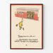 Vintage humoristische poster - Gelieve door te geven aan de auto