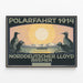 Vintage poster Polarfahrt 1914 Norddeutscher Lloyd Bremen — ingelijst kunstwerk aan de muur