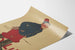Vintage poster van Polin met soldaat in blauw en rood uniform