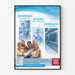 Vintage poster van de Amerikaanse volkstelling 2010 in het Pools