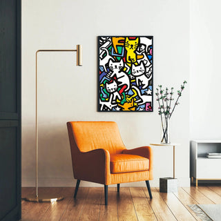 Pop Art Affiche - Dans van de Felinen