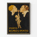Vintage poster Porto Ramos-Pinto met Cupido en elegante portretten