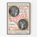 Vintage poster van de opera Werther van J. Massenet