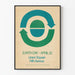 Vintage Earth Day Poster April 22 Union Square