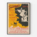Vintage poster van New York Sunday World met skeletten en zwarte kat