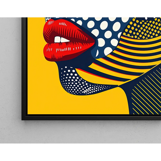 Pop Art Affiche - Pop Gezicht