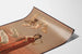 Vintage poster Prang's Valentine Cards met vrouw en engelen