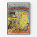 Vintage poster nationale tentoonstelling militaire postduiven