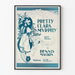 Vintage poster Pretty Clara Murphy door Dennis Mackin