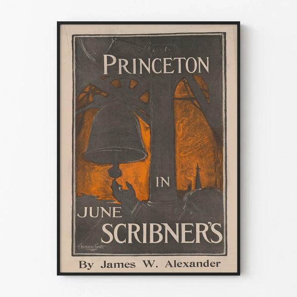 Vintage poster Princeton in juni door James W. Alexander