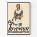 Vintage poster Pro Juventute voor de bescherming van Zwitserse scholieren