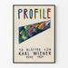 Vintage poster Profile 1924 Karl Wiener - Artistieke muurschildering