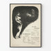 Vintage theaterposter Théâtre Libre seizoen 1895-96 in lithografiestijl