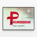 Vintage poster Pulmoserum toniek respiratoir — ingelijst kunstwerk aan de muur