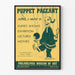 Vintage Poster Tentoonstelling Marionettenoptocht Philadelphia Museum of Art