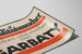 Vintage reclameposter Garbaty in het Duits — weergave van het kunstwerk